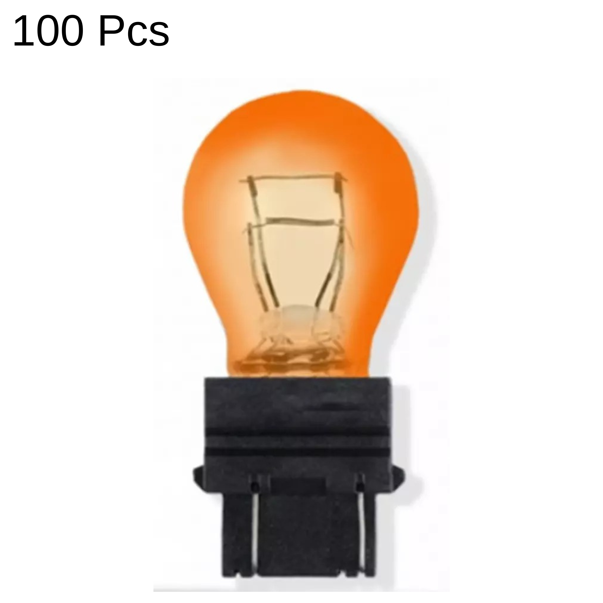 100 Pack Car Amber Light Bulbs Signal Park 3157A