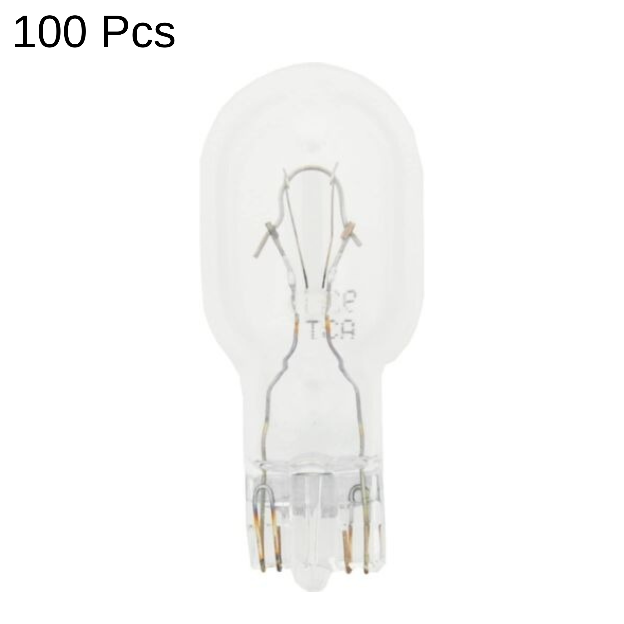 100 Pcs Light Bulb Auto Car Miniature Bulb 906 Clear