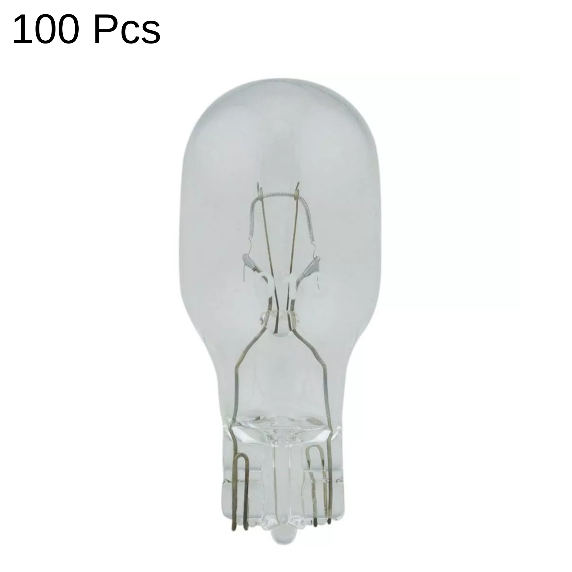 100 Pack of Light Bulb Auto Car Miniature Bulb 916 Clear