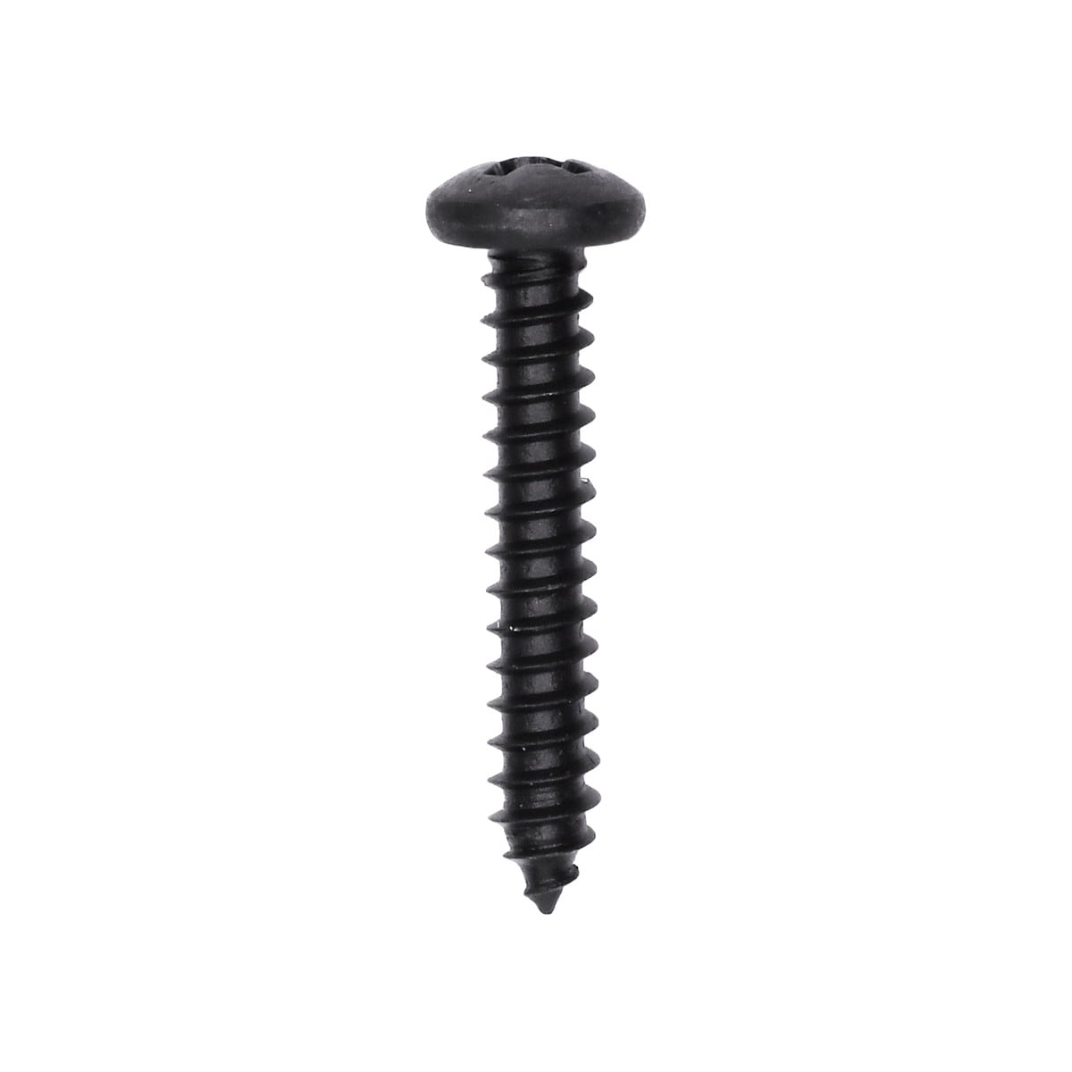 100 Pcs Phillips Pan Head Tapping Screw Size 8 x Length 1 Finish Black Oxide