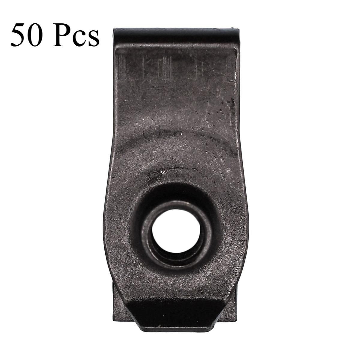 50 Pcs Extruded U-Nut M6-1.0 Screw Size Compatible with GM 11515478