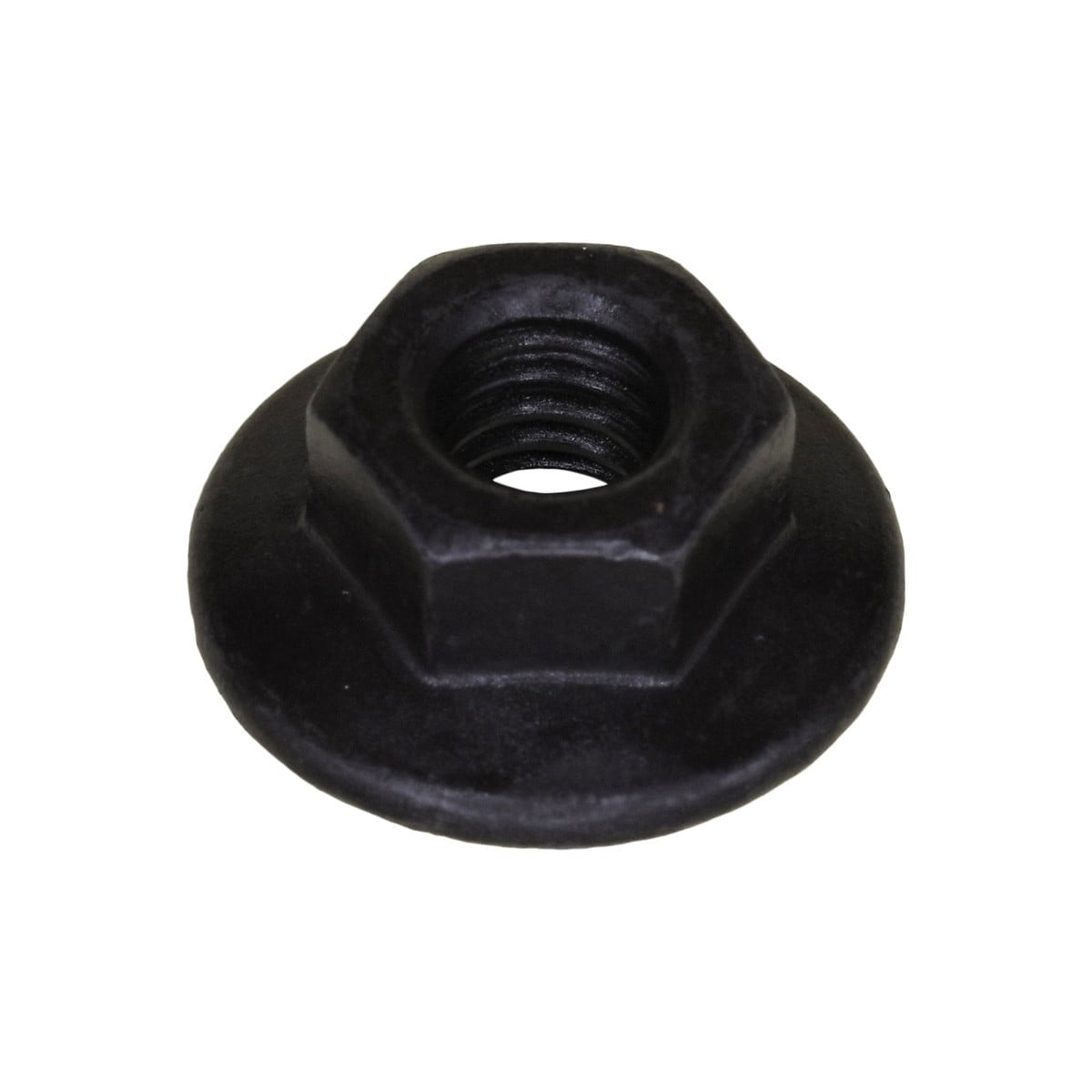 25 Pcs Spin Lock Nut Size M6-1.0 Across Flats -10.0mm Black Phosphate