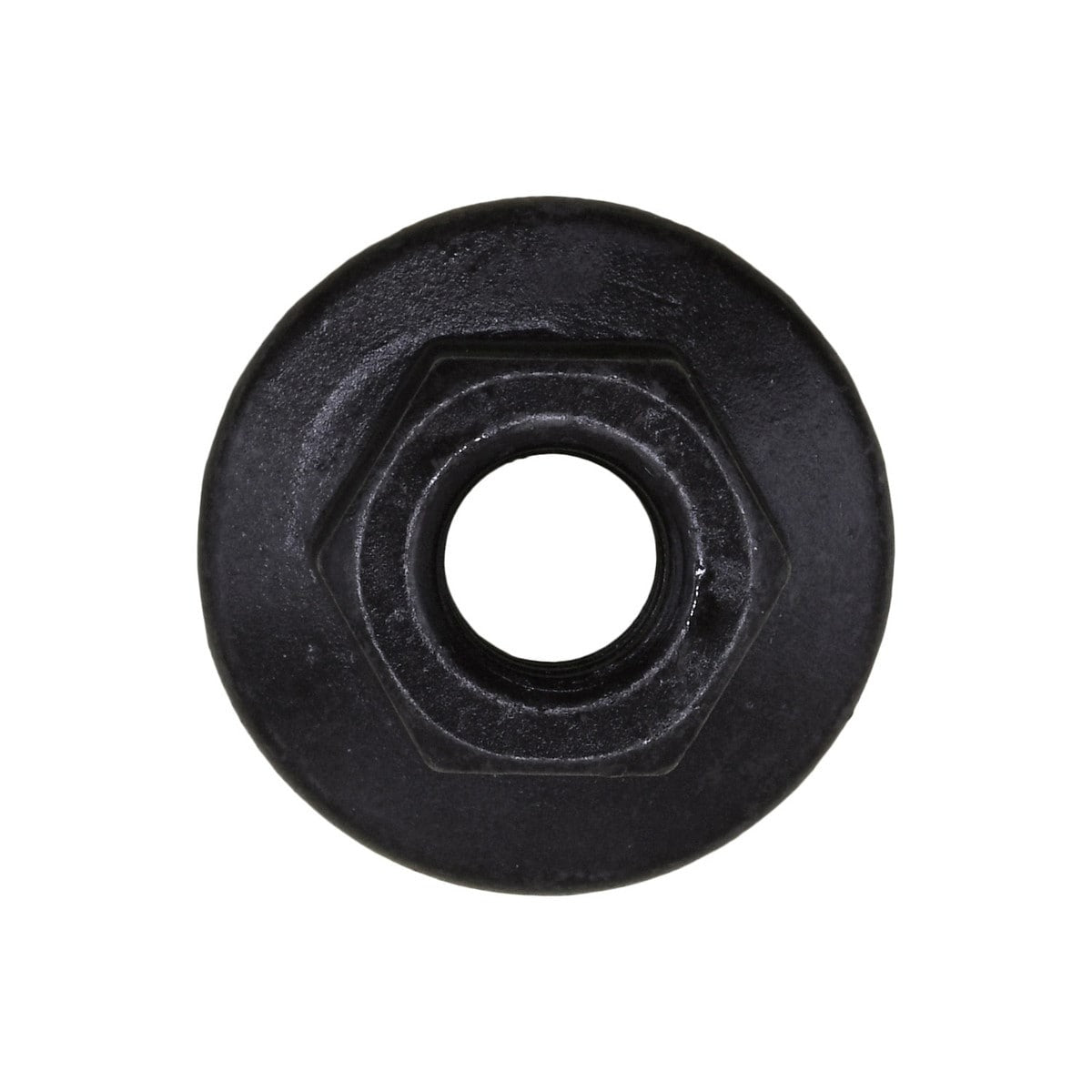 25 Pcs Spin Lock Nut Size M6-1.0 Across Flats -10.0mm Black Phosphate