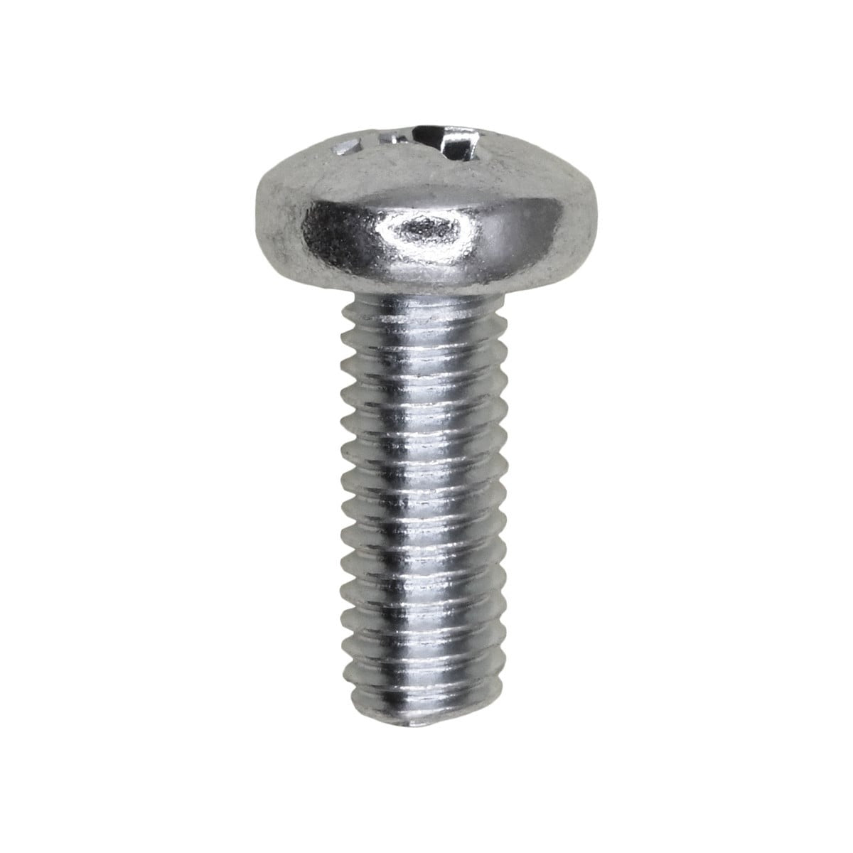 25 Pcs Pan Head Metric Machine Screw M6-1.0 x 16mm