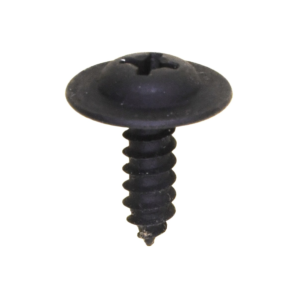 25 Pcs Phillips Round Washer Head Trim Tapping Screw 8 x 1/2 Black Phosphate