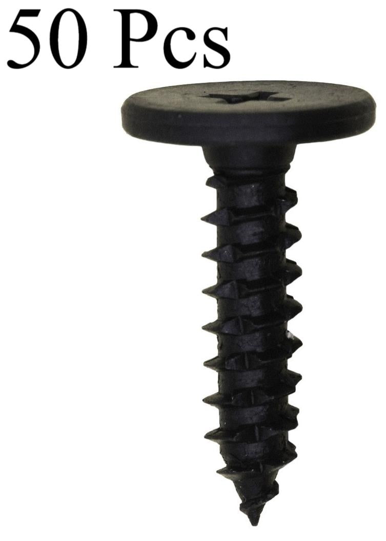 50 Pcs Flat Head Tapping Screw Compatible with Honda 90103-SDA-A00