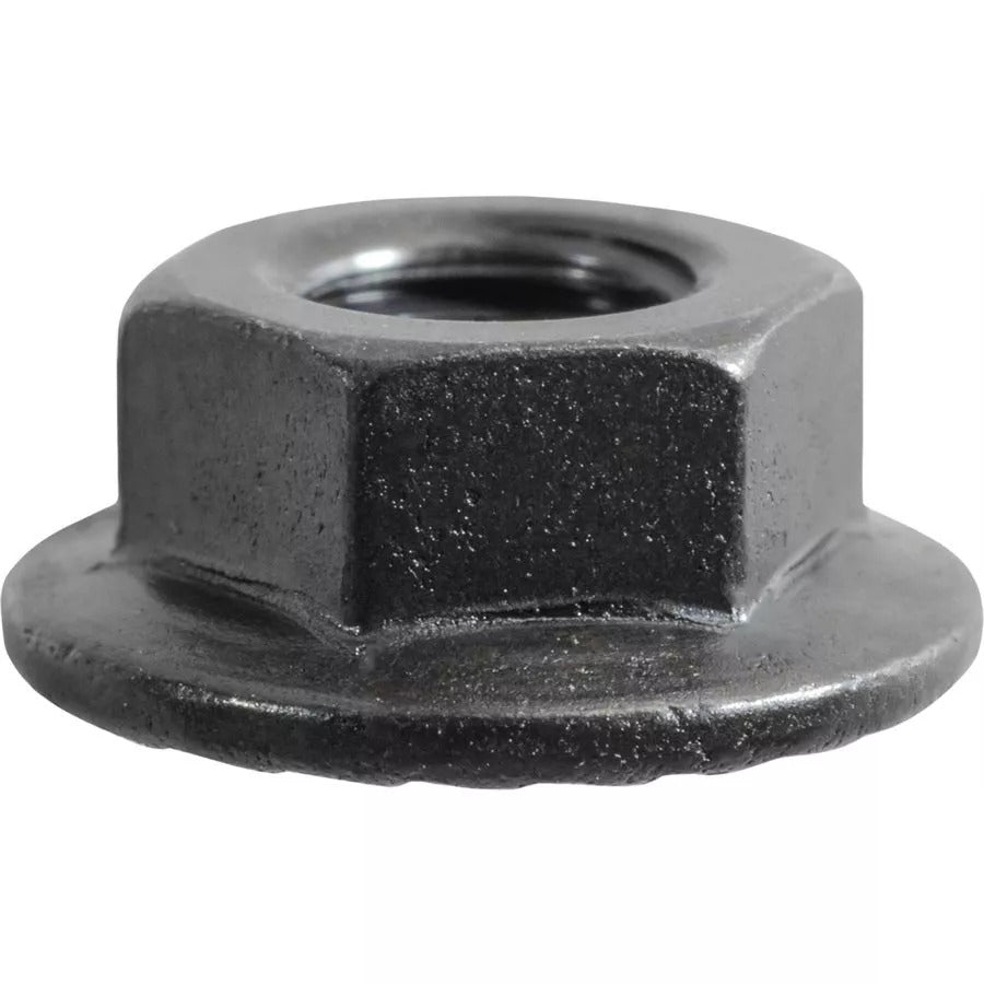 25 Pcs Flange Nut M5 -.08 -11.5mm Steel Black Compatible with GM 11502702