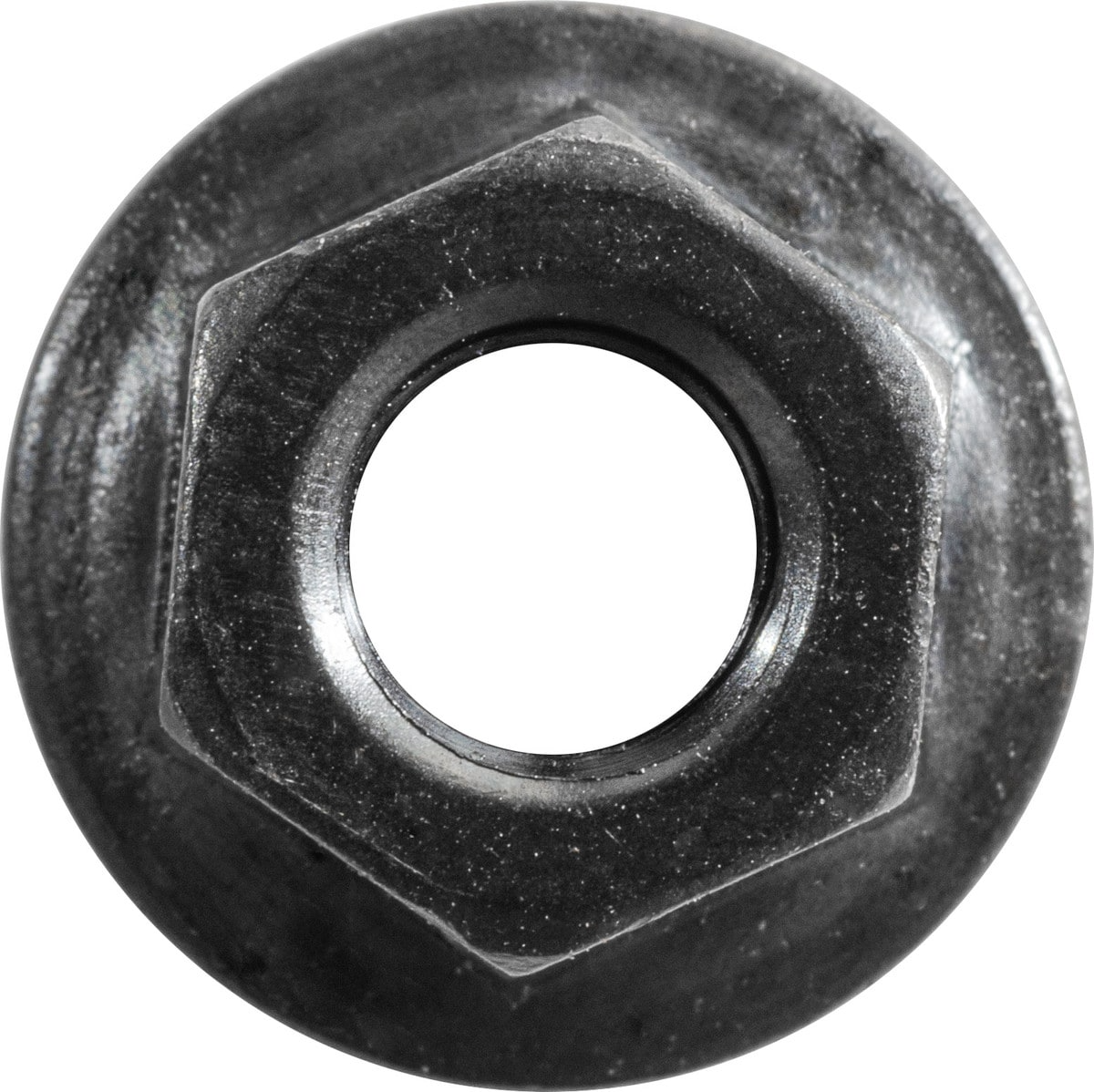 25 Pcs Flange Nut M5 -.08 -11.5mm Steel Black Compatible with GM 11502702