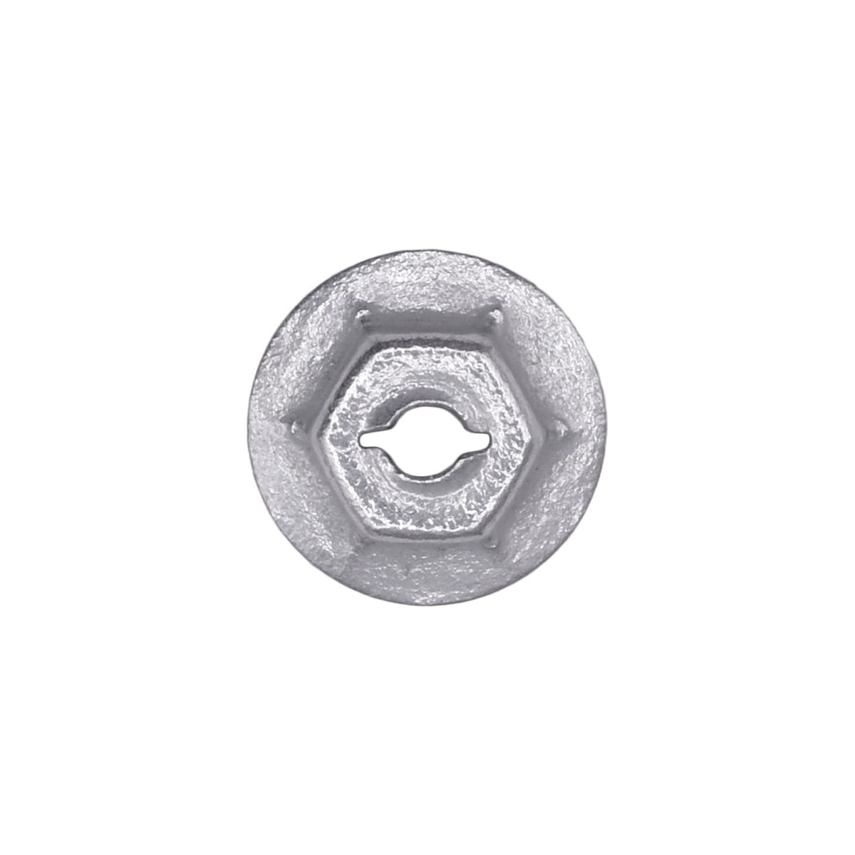 25 Pcs Thread Cutting Nut 1/8 Stud Size 5/16 Across Flats Hex Washer Zinc