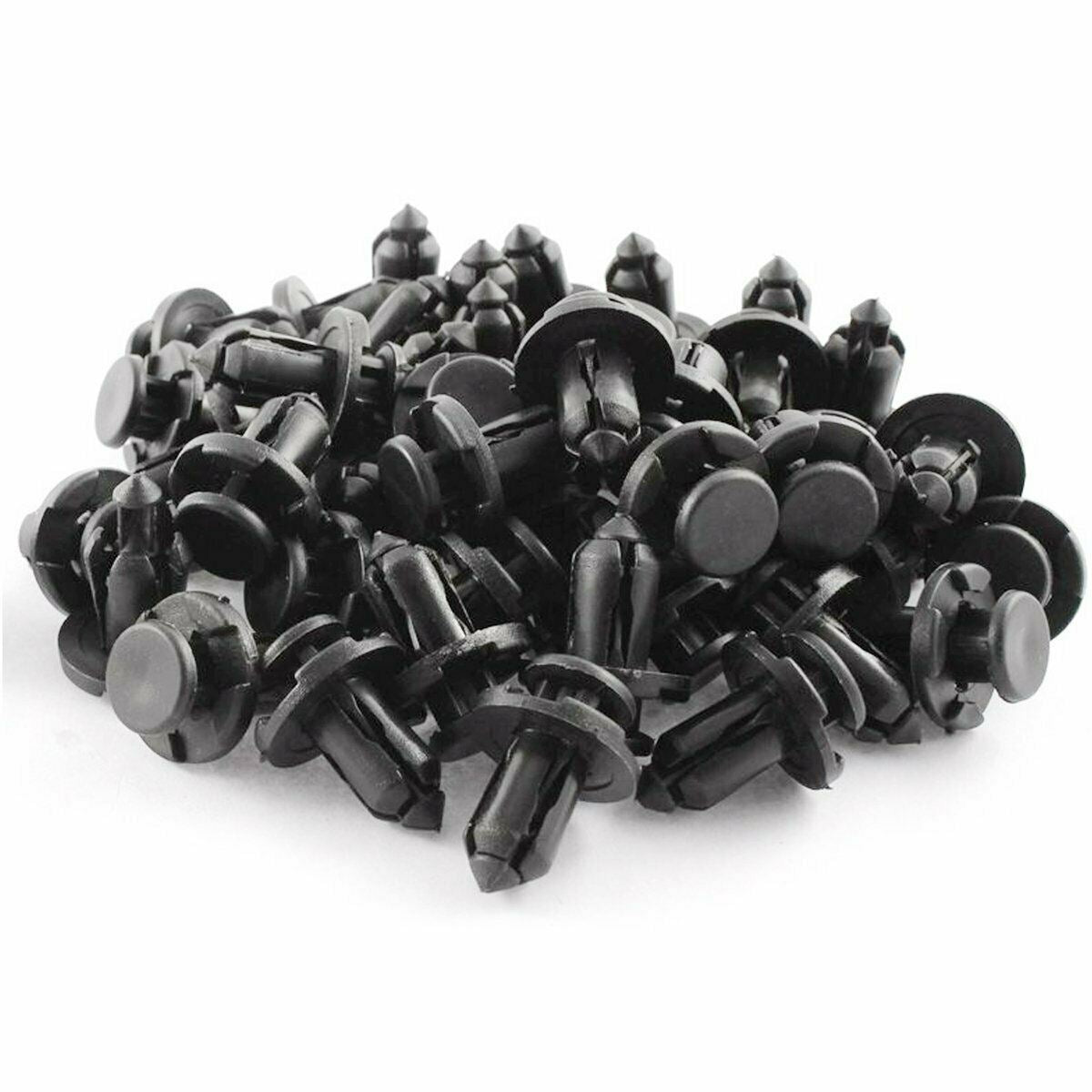Push Style Clips 50 Pc Front Bumper Push Type Retainer Clips Fasteners Acura Honda ...