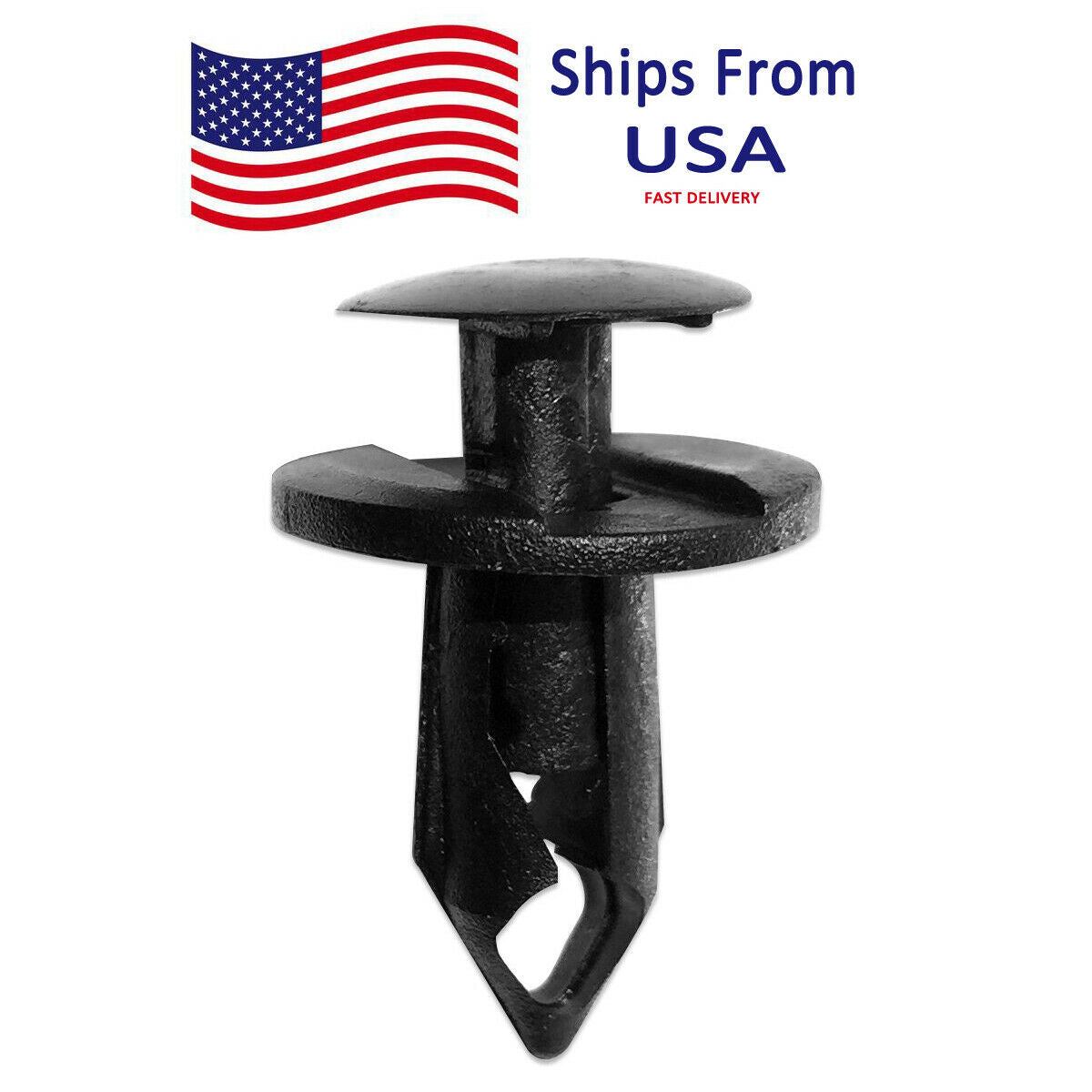 50pcs Nylon Push Type Retainer Clips For