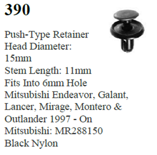 50 Pcs Bumper Fender Push-type Retainer